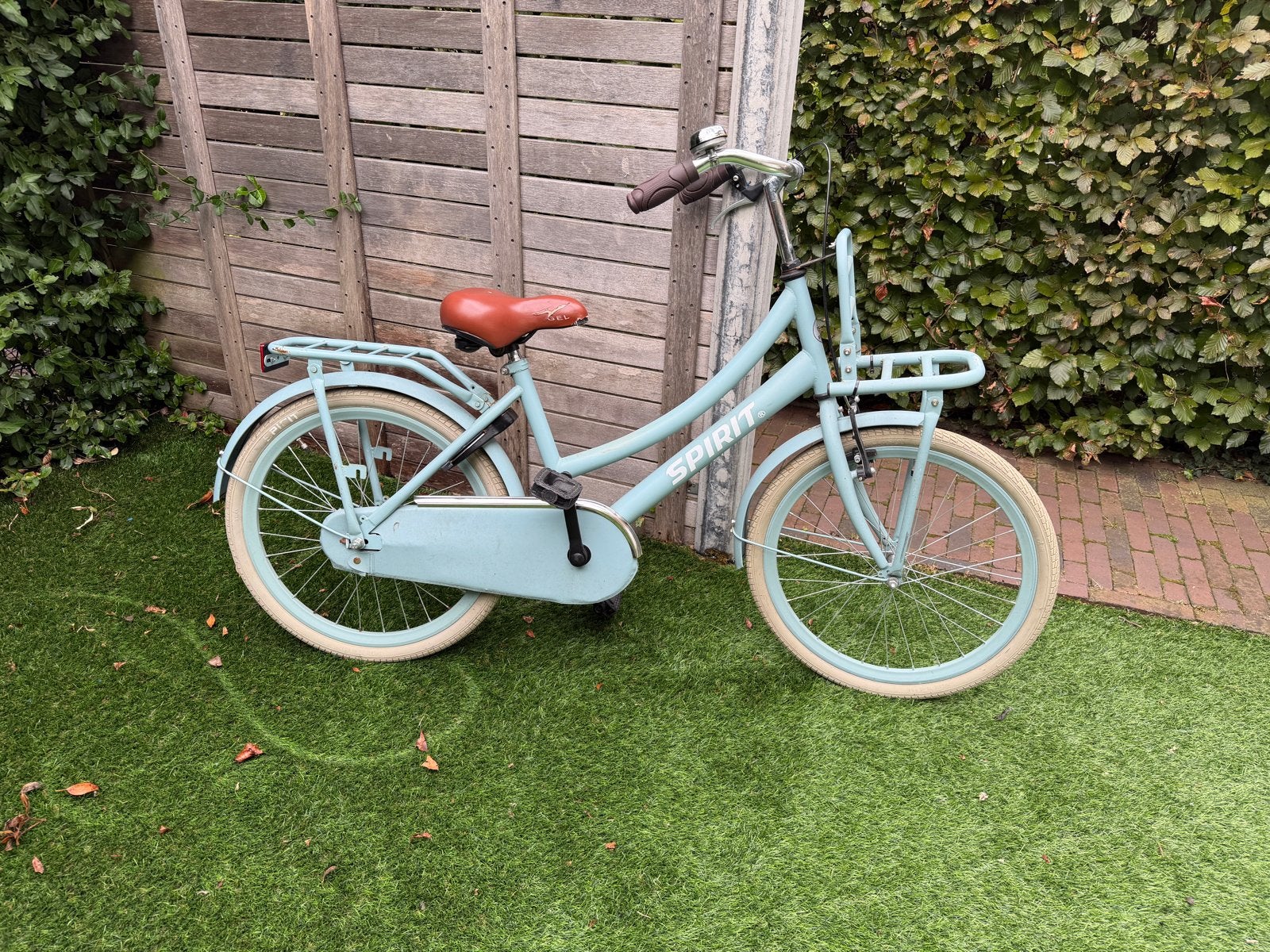 kinderfiets 22 inch - 130/140 cm /6–9j met voordrager, Terugtraprem, 22 inch, Gebruikt, Ophalen of Verzenden