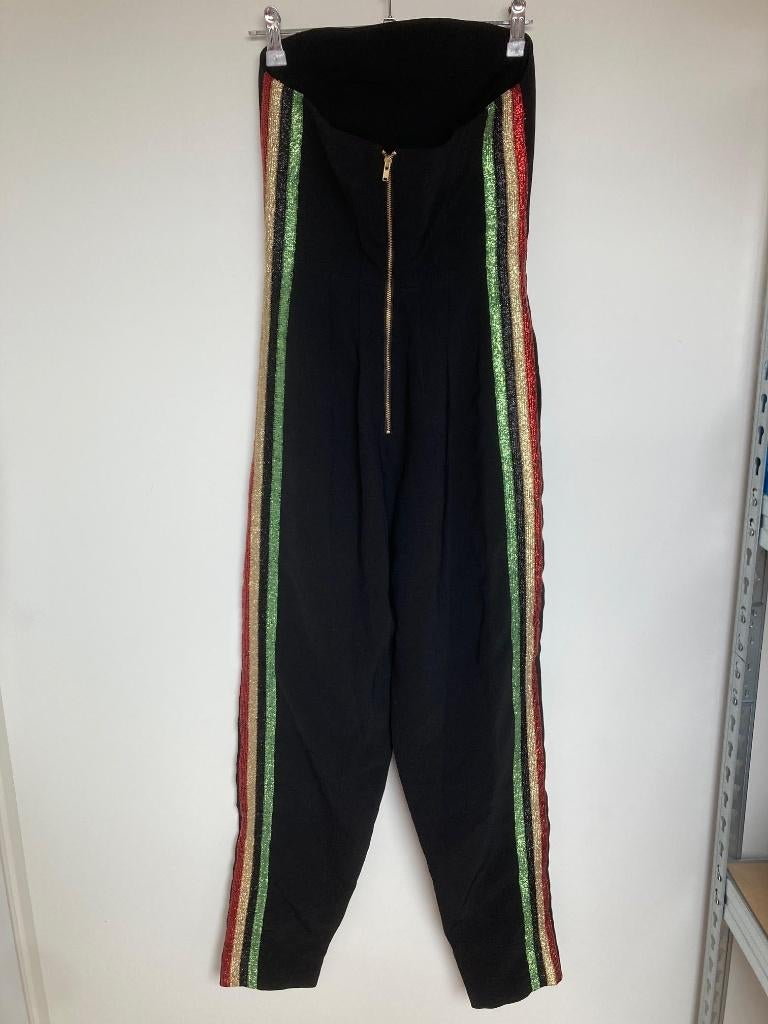 Heartmade Julie Fagerholt jumpsuit zwart glitter kleur mt 34, Kleding | Dames, Jumpsuits, Heartmade, Zwart, Heartmade, Ophalen of Verzenden
