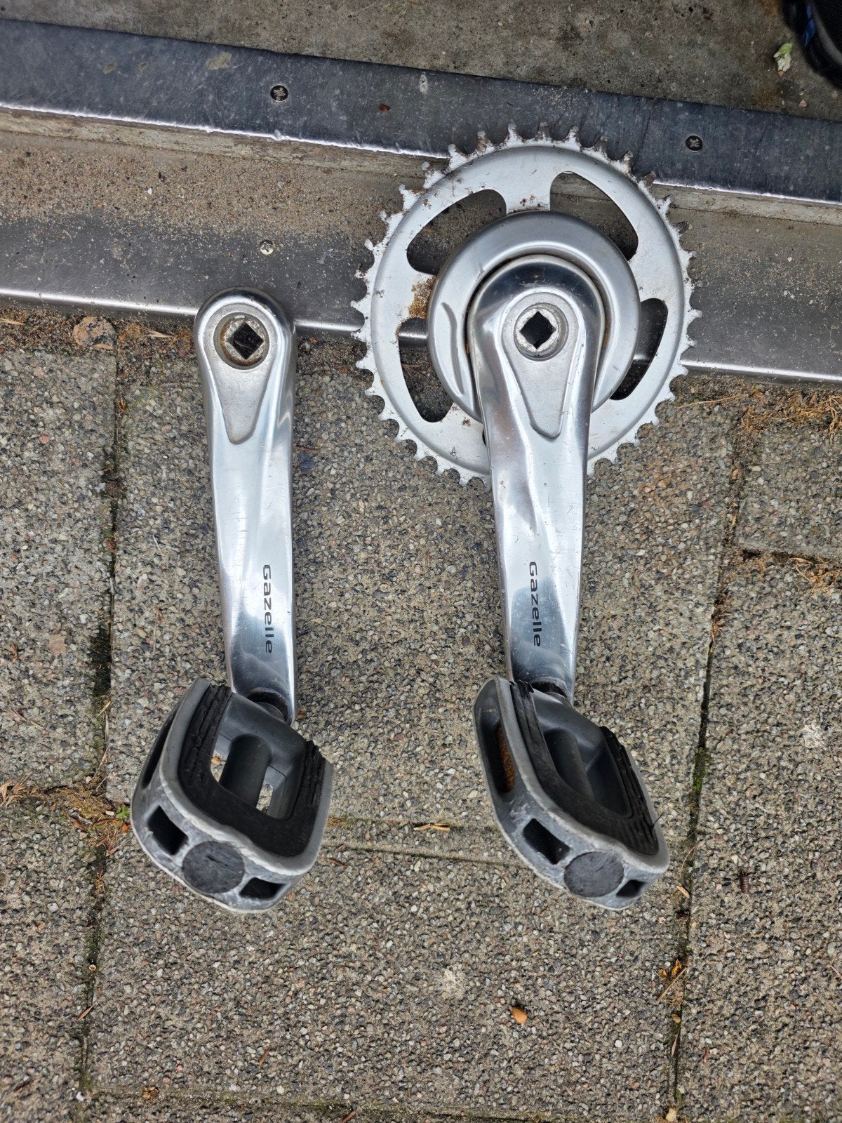 Originele Gazelle Cranks, trappers en Tandwiel, Ophalen of Verzenden, Elektrische fiets