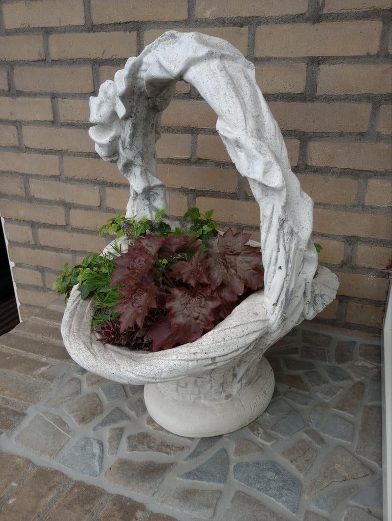 Bloemenmand, Ophalen, Gebruikt, Minder dan 60 cm, Rond