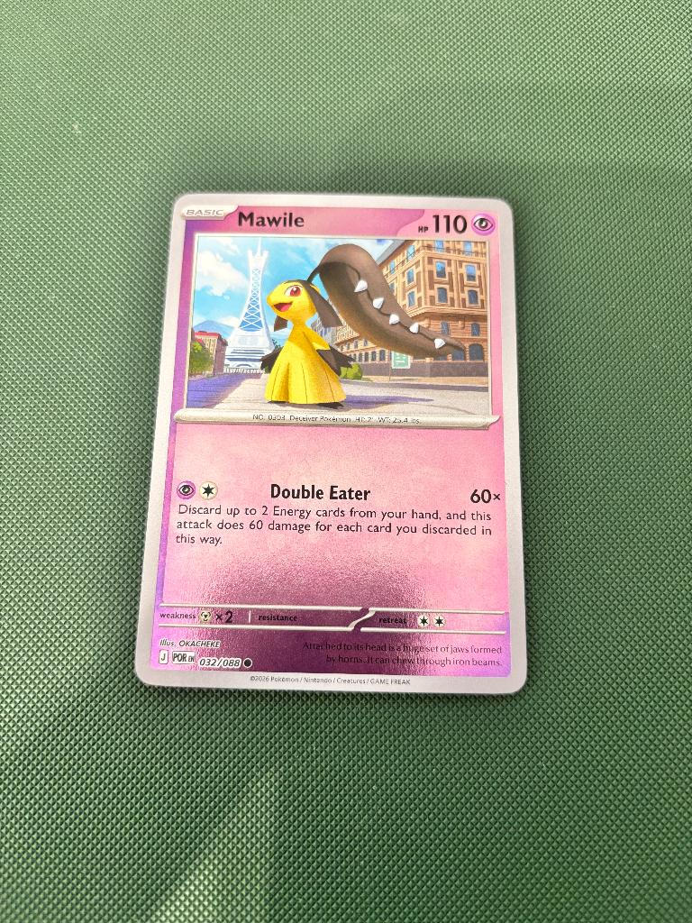 Pokemon Mawile Reverse Holo Perfect Order #32, Ophalen of Verzenden, Zo goed als nieuw, Losse kaart, Foil