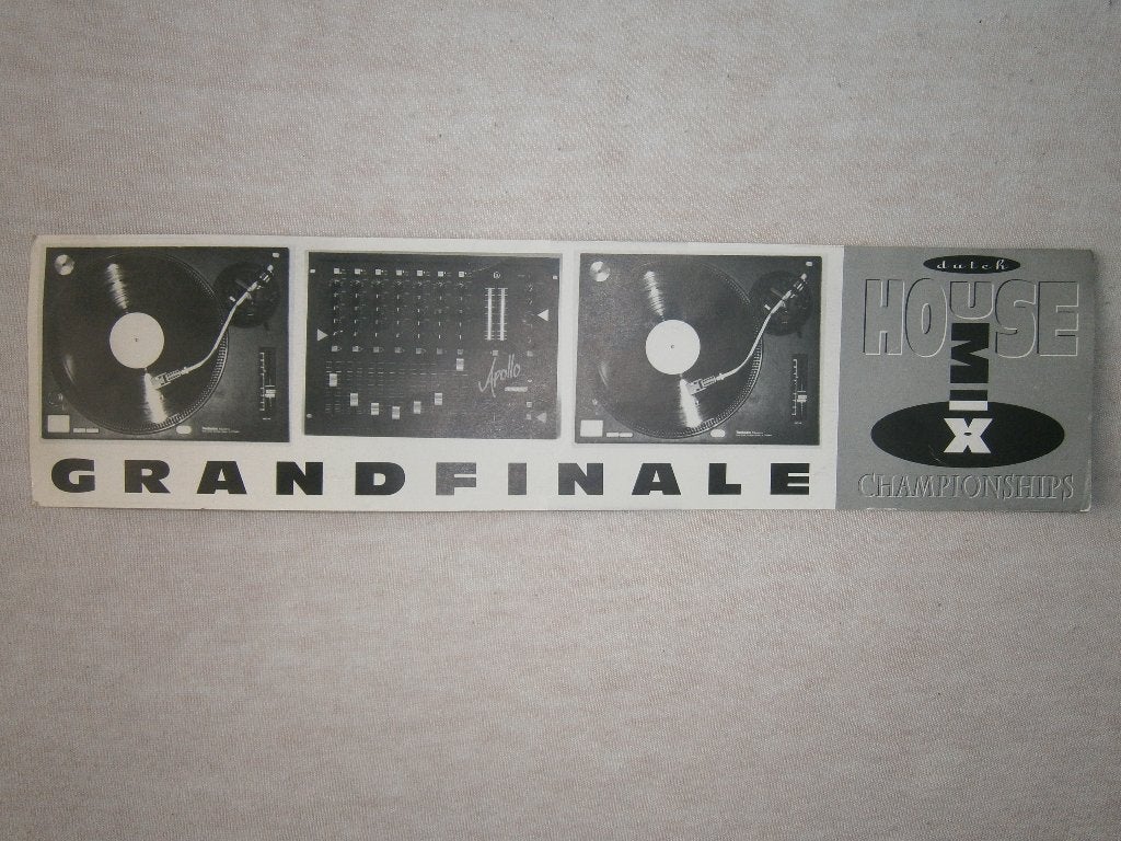 Flyer Dutch House Mix Championships 1995 Fun Factory Zaandam, Verzamelen, Ophalen, Gebruikt, Rechthoekig Liggend, A1 t/m A3