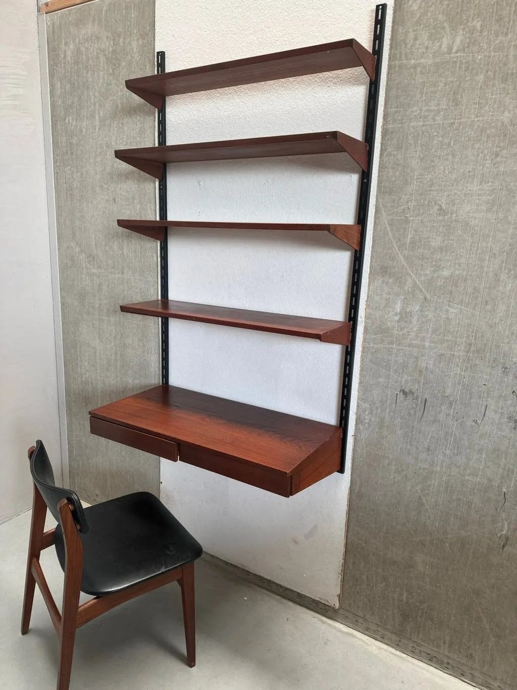 Kai Kristiansen Teak Wandmeubel | Bureau | Jaren '60 Deens, Gebruikt, Ophalen of Verzenden, X, X