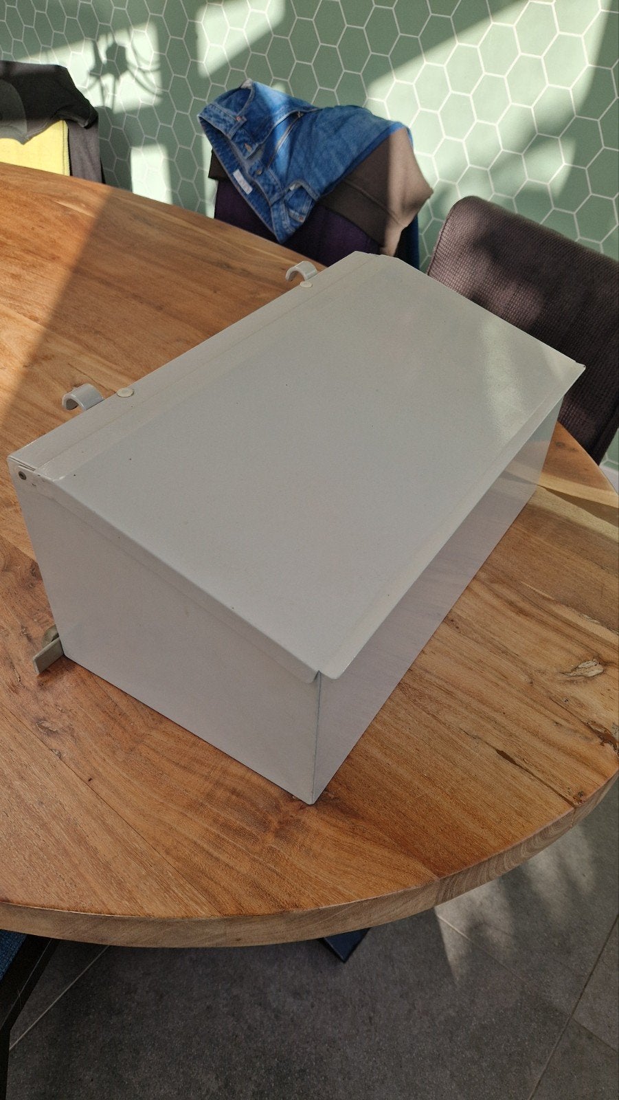 Metalen opbergbak met 5 vakken, losse inleggers, Ophalen, Gebruikt, Metaal, Minder dan 50 cm