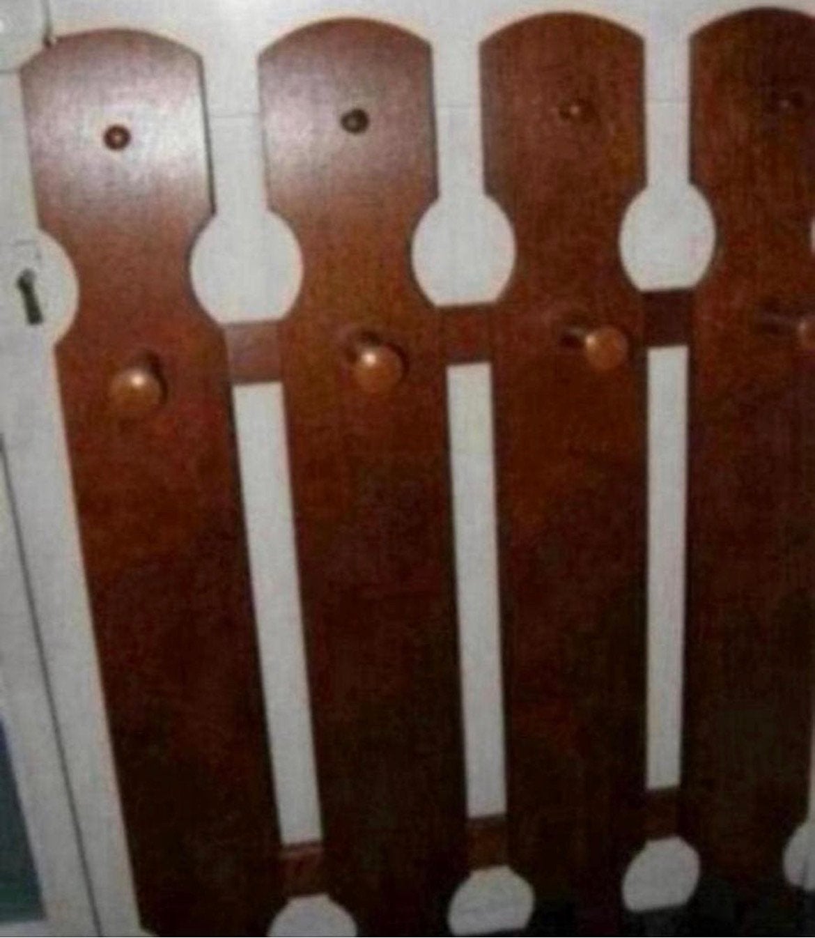 Grote Vintage Eiken Wand Kapstok / Wandkapstok, Huis en Inrichting, Ophalen, Zo goed als nieuw