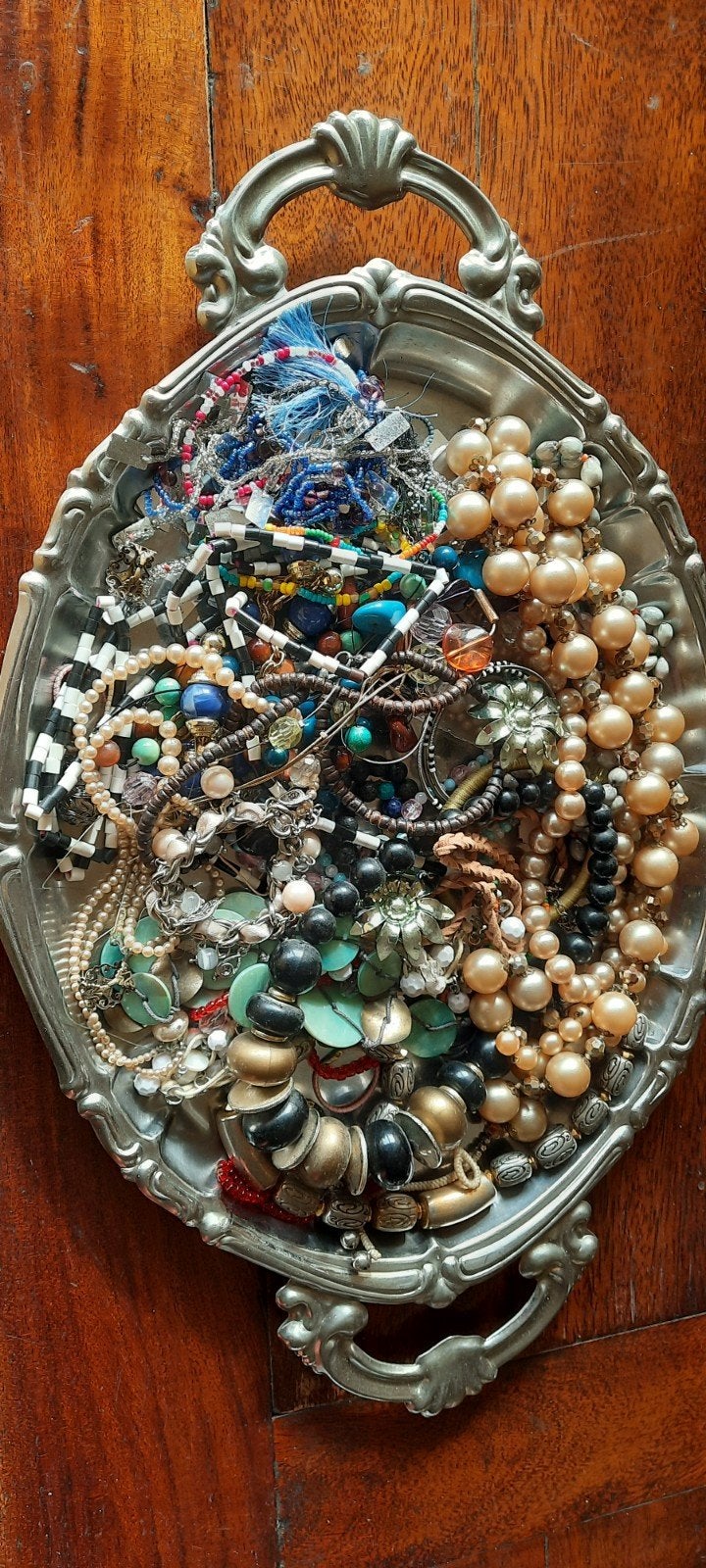 Grote partij sieraden, loop en sloop., Met kristal, Overige materialen, Gebruikt, Overige kleuren
