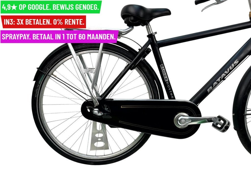Herenfiets Batavus BlockBuster 28"/50cm/3ver - Levering, Fietsen en Brommers, Fietsen | Heren | Herenfietsen, 9713 Bv Groningen