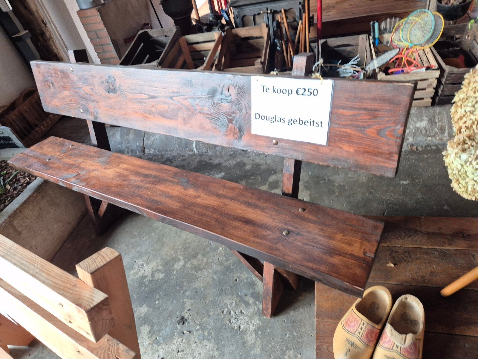 Tuinbank, Ophalen, Nieuw, Hout