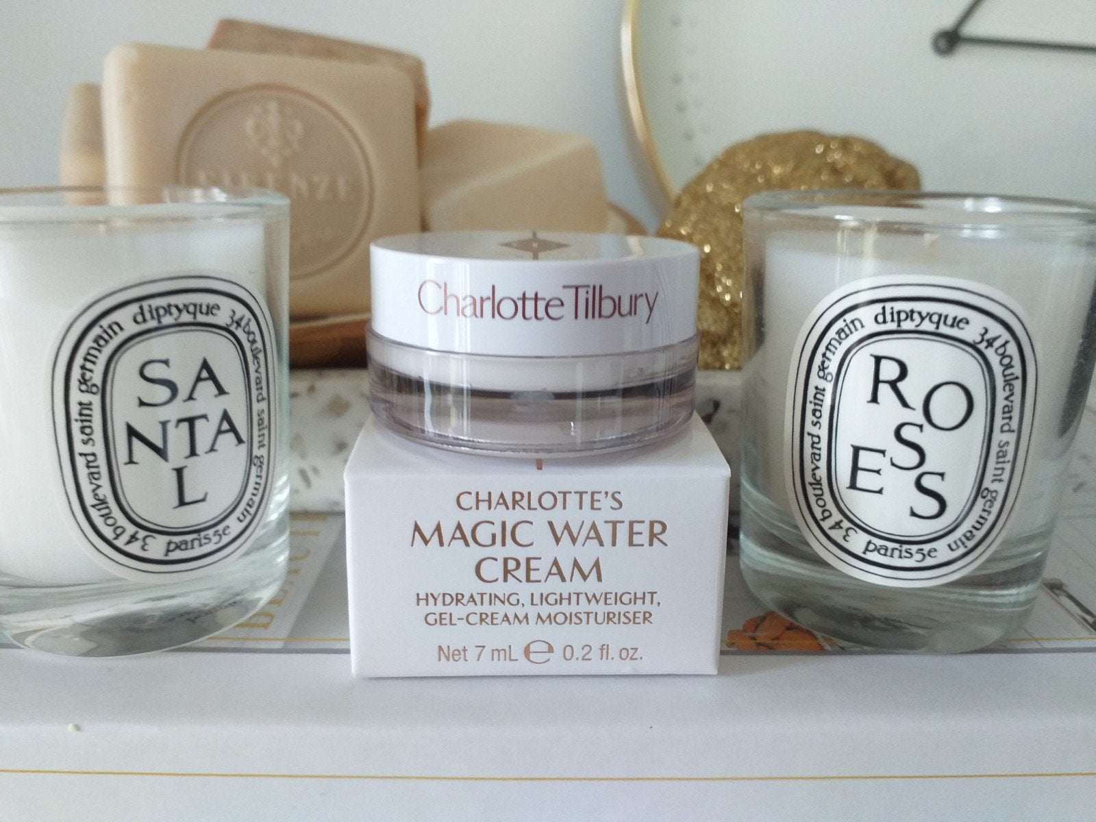7 ML Charlotte Tilbury Charlotte's Magic Water Cream nu 8,99, Ophalen of Verzenden, Nieuw, Gehele gezicht