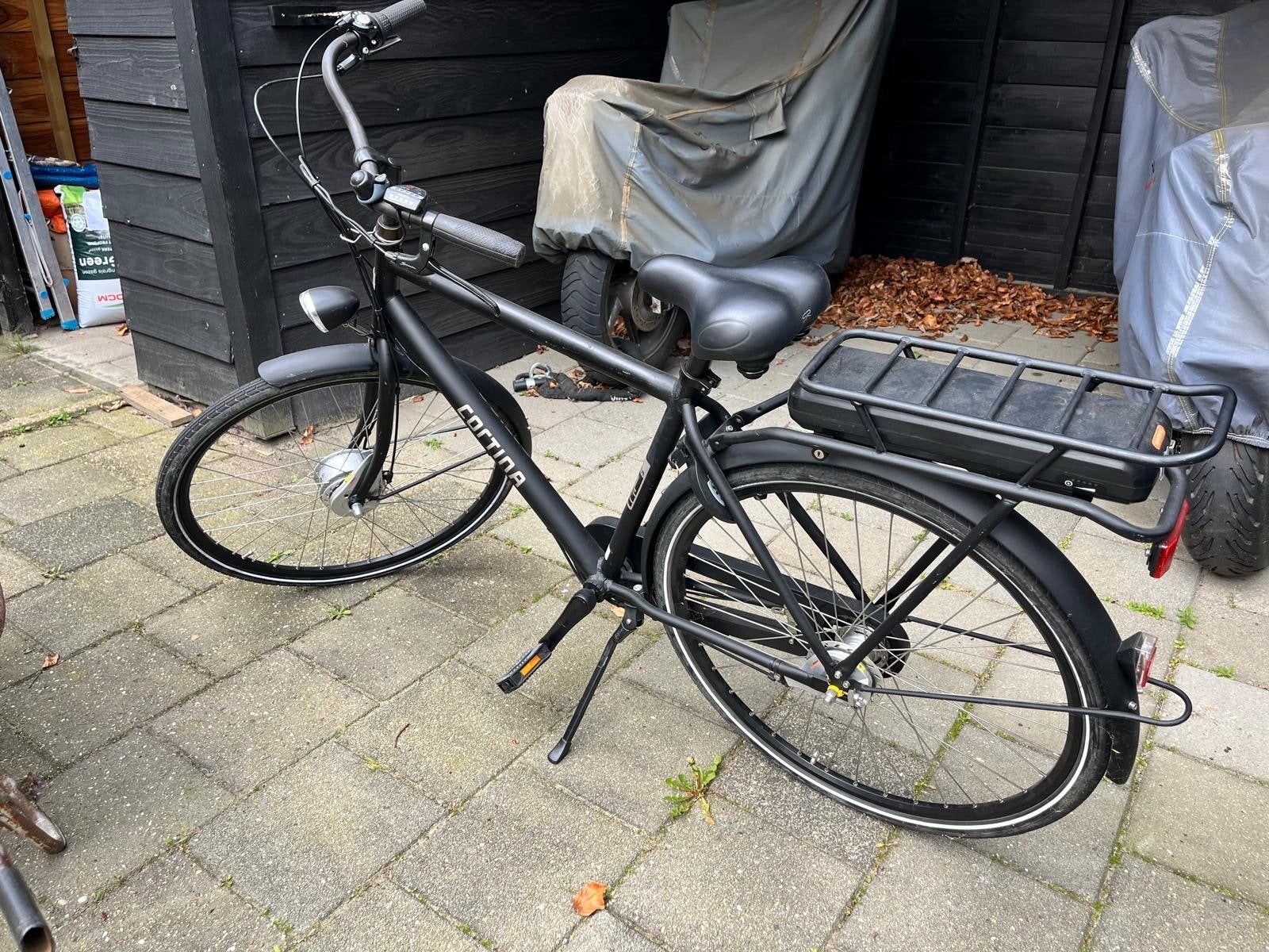 Cortina E-U4 elektrische fiets heren, Fietsen en Brommers, Elektrische fietsen, Ophalen, Gebruikt, Cortina, 51 tot 55 cm