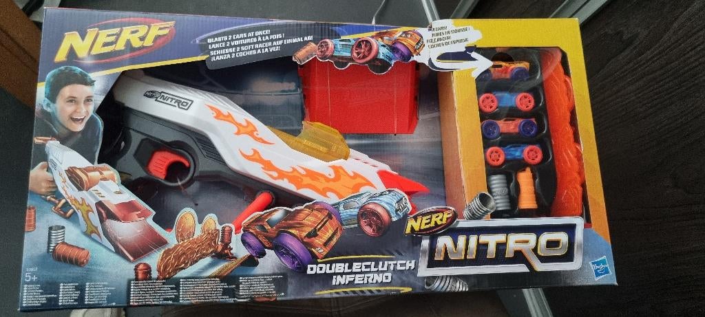 Nerf Nitro Doubleclutch Inferno, Ophalen of Verzenden, Nieuw