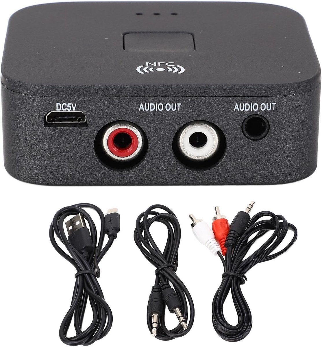 Nieuwe Bluetooth 5.0 Audio Ontvanger met NFC - 2 stuks, Nieuw, Ophalen of Verzenden, Overige kabels, No data