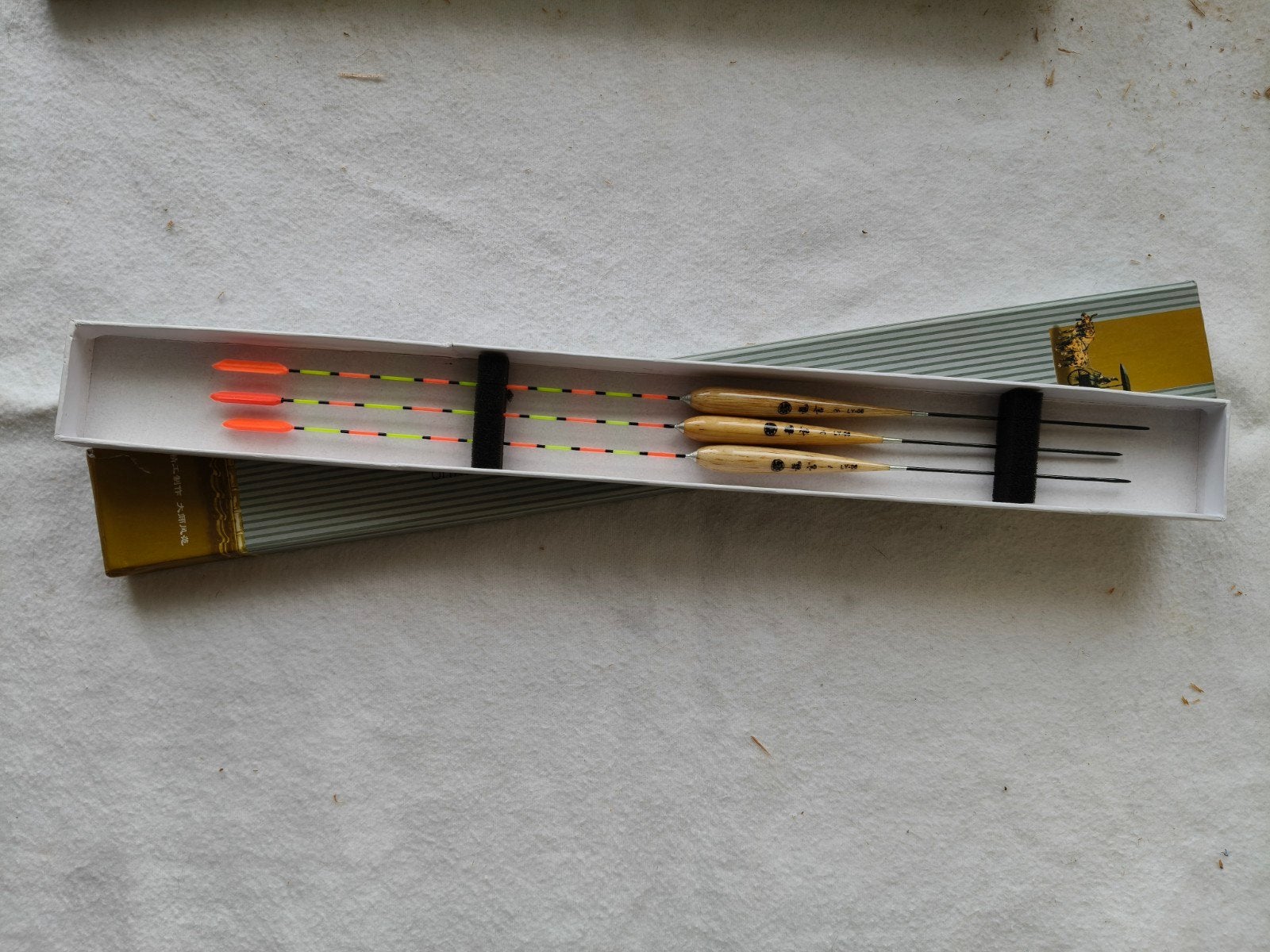 Set van 3 dobbers, 32 cm lang, Ophalen of Verzenden