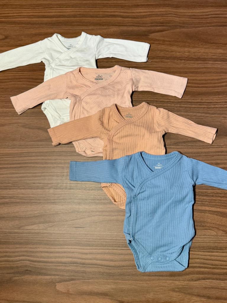 Rompers van de Zeeman maat 44, Kinderen en Baby's, Babykleding | Baby-kledingpakketten, Ophalen of Verzenden