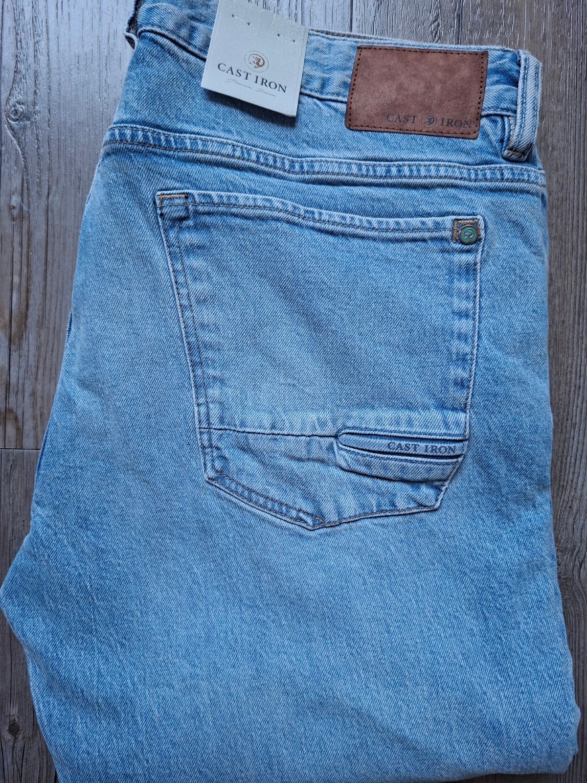 CAST IRON Riser slimfit jeans W36 L36, W36 - W38 (confectie 52/54), Blauw, Nieuw, Ophalen of Verzenden