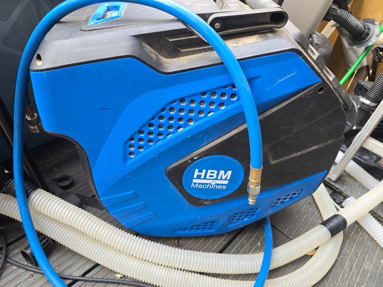 HBM 30 meter persluchtslanghaspel automatisch oprolbaar, Ophalen, Info@hbm.nl, Moordrecht, 6 tot 10 bar