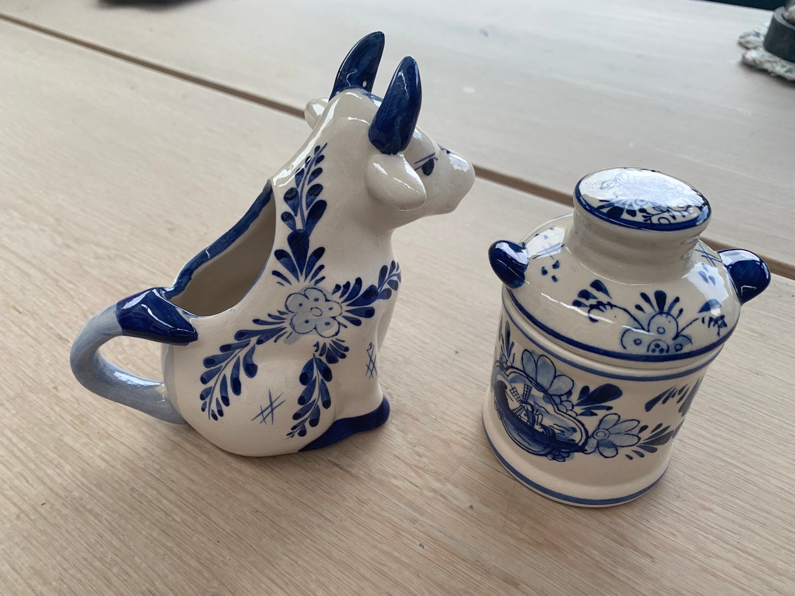 Roomstel koe met melkbus, Huis en Inrichting, Overige merken, Overige typen, Nieuw, Ophalen of Verzenden