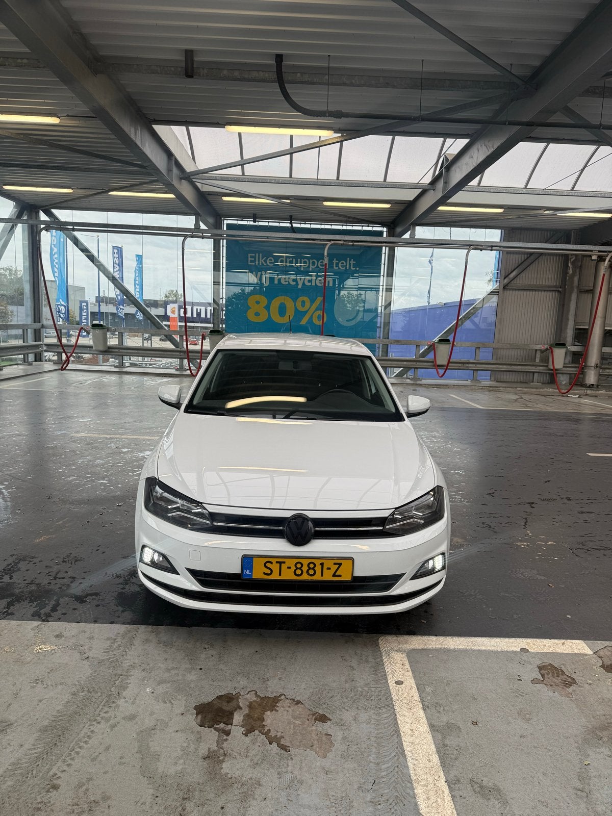 Volkswagen Polo 1.0 TSI 95pk 2018 Wit, Auto's, Voorwielaandrijving, 40 €/maand, Origineel Nederlands, Handgeschakeld