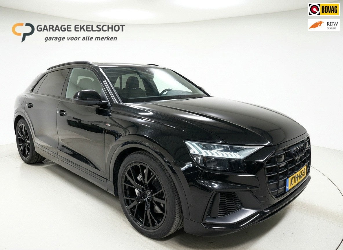 Audi Q8 55 TFSI e quattro Pro Line S|Lucht|B&O|Stoel verw/ko, Auto's, Automaat, 14 kWh, Gebruikt, 2995 cc