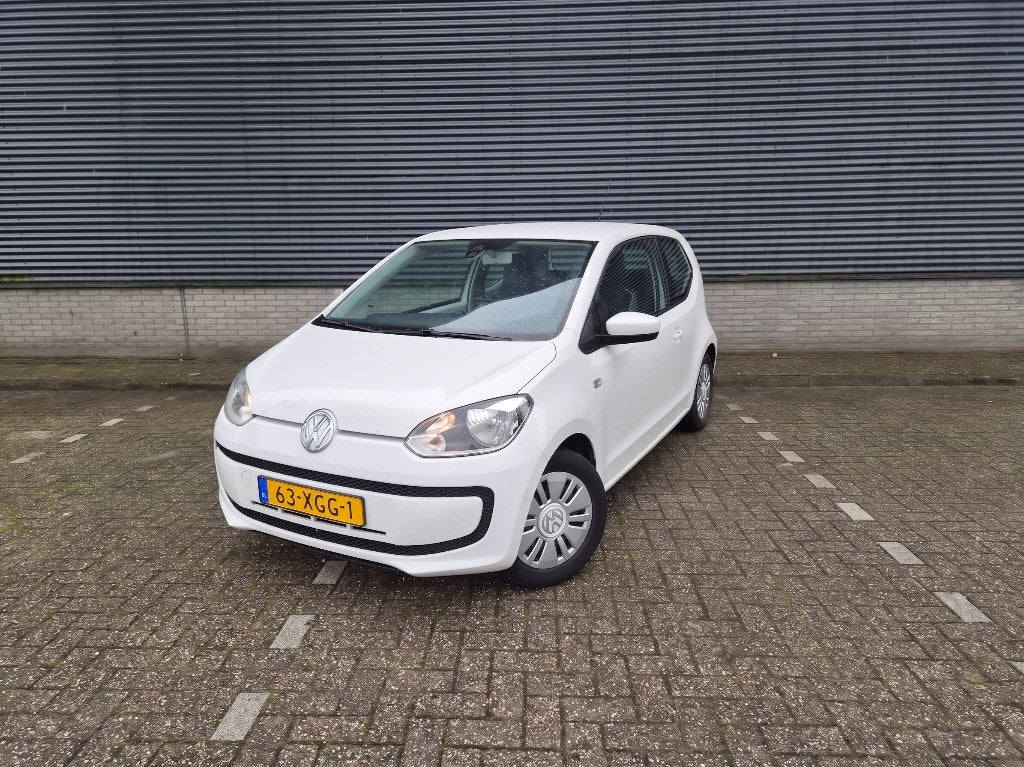 VW up! 2012 | Lederpakket | Stoelverwarming | Airco | Wit, Voorwielaandrijving, Stoelverwarming, 840 kg, Wit