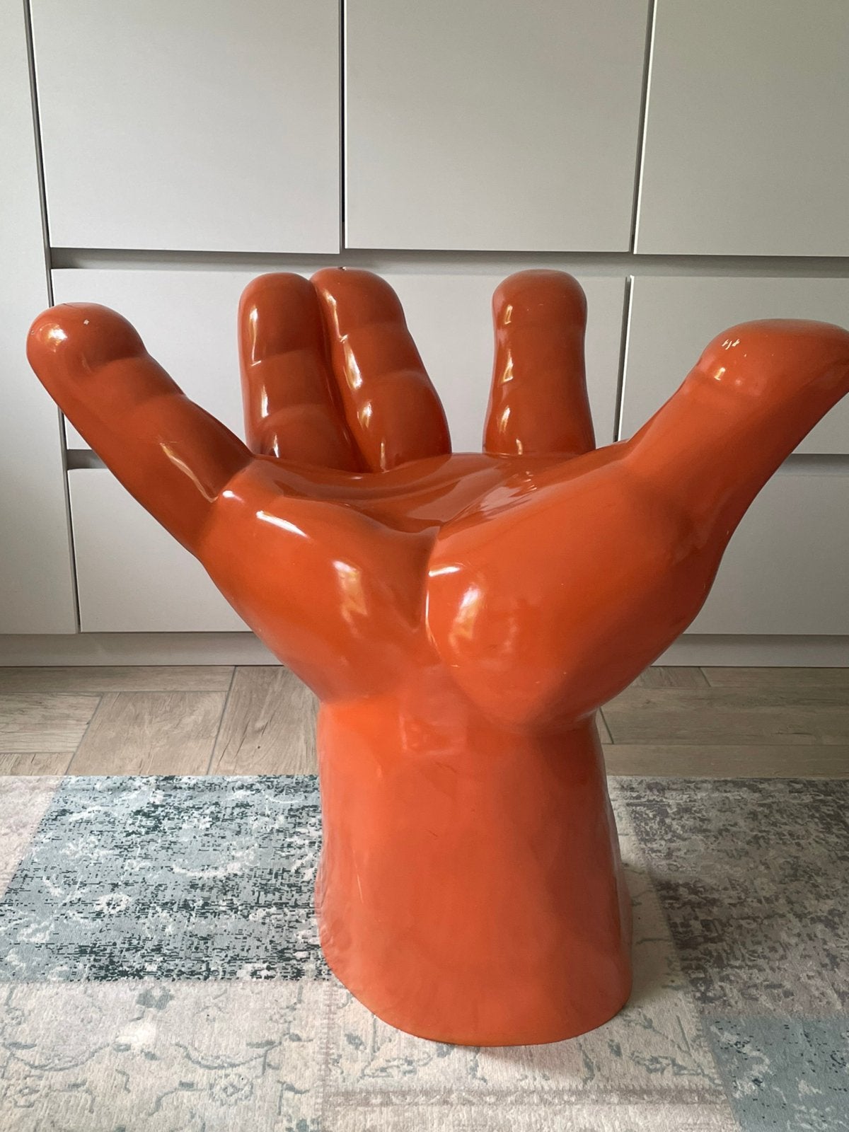 Vintage polyester hand chair, Ophalen