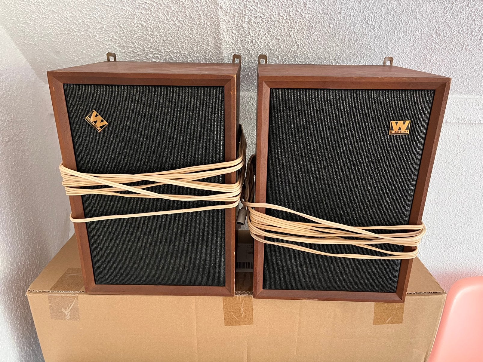 Wharfedale denton geluidsboxen, Audio, Tv en Foto, Luidsprekers, Gebruikt, Minder dan 60 watt, Overige merken, Ophalen