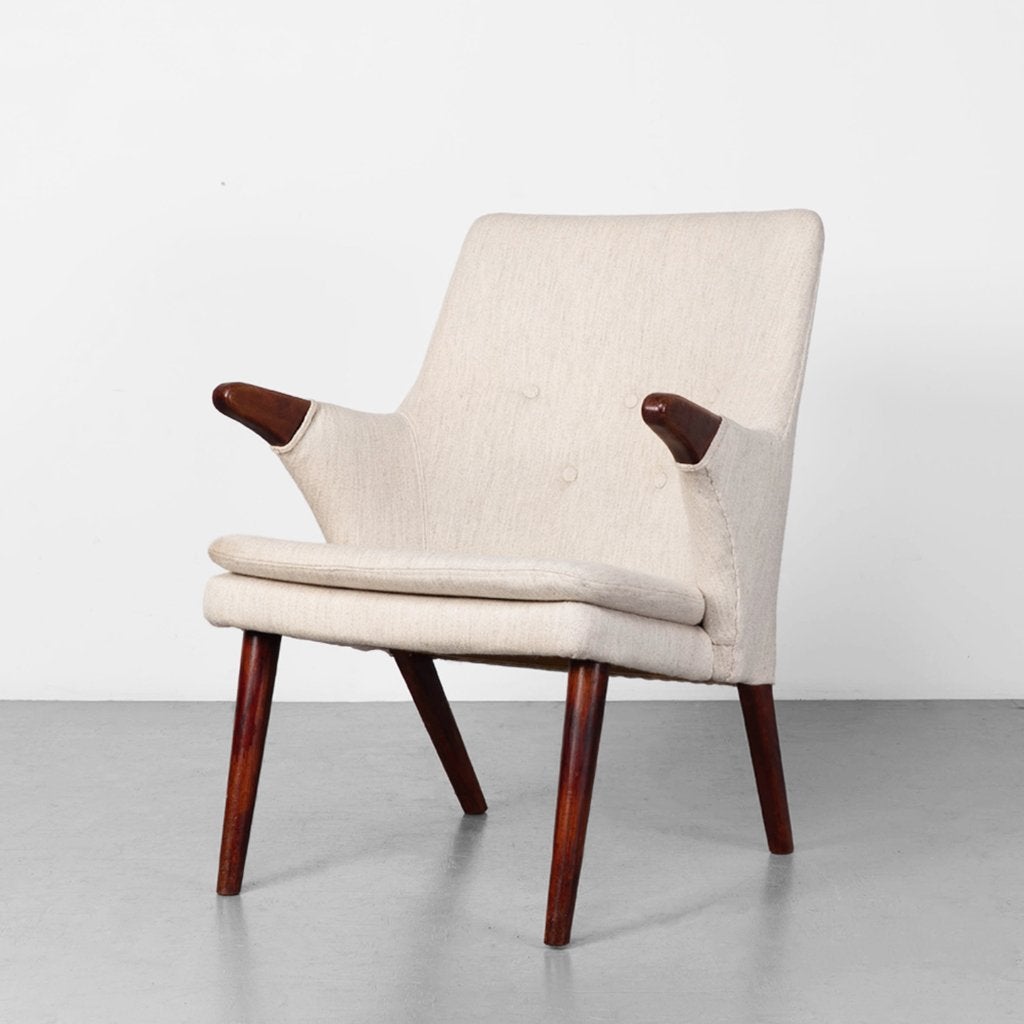 Vintage Deens Svend Skipper loungestoelen, set van 2, Ophalen, Gebruikt, Minder dan 75 cm, Deens Design, Scandinavisch, Vintage, Mid Century, Retro