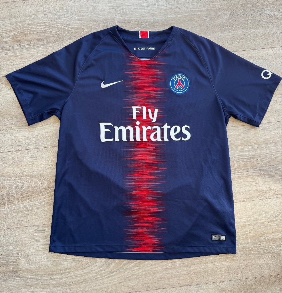 Paris Saint-germain 2018/19 thuisshirt #29 Mbappé, Maat XL, Ophalen of Verzenden, Zo goed als nieuw, Shirt