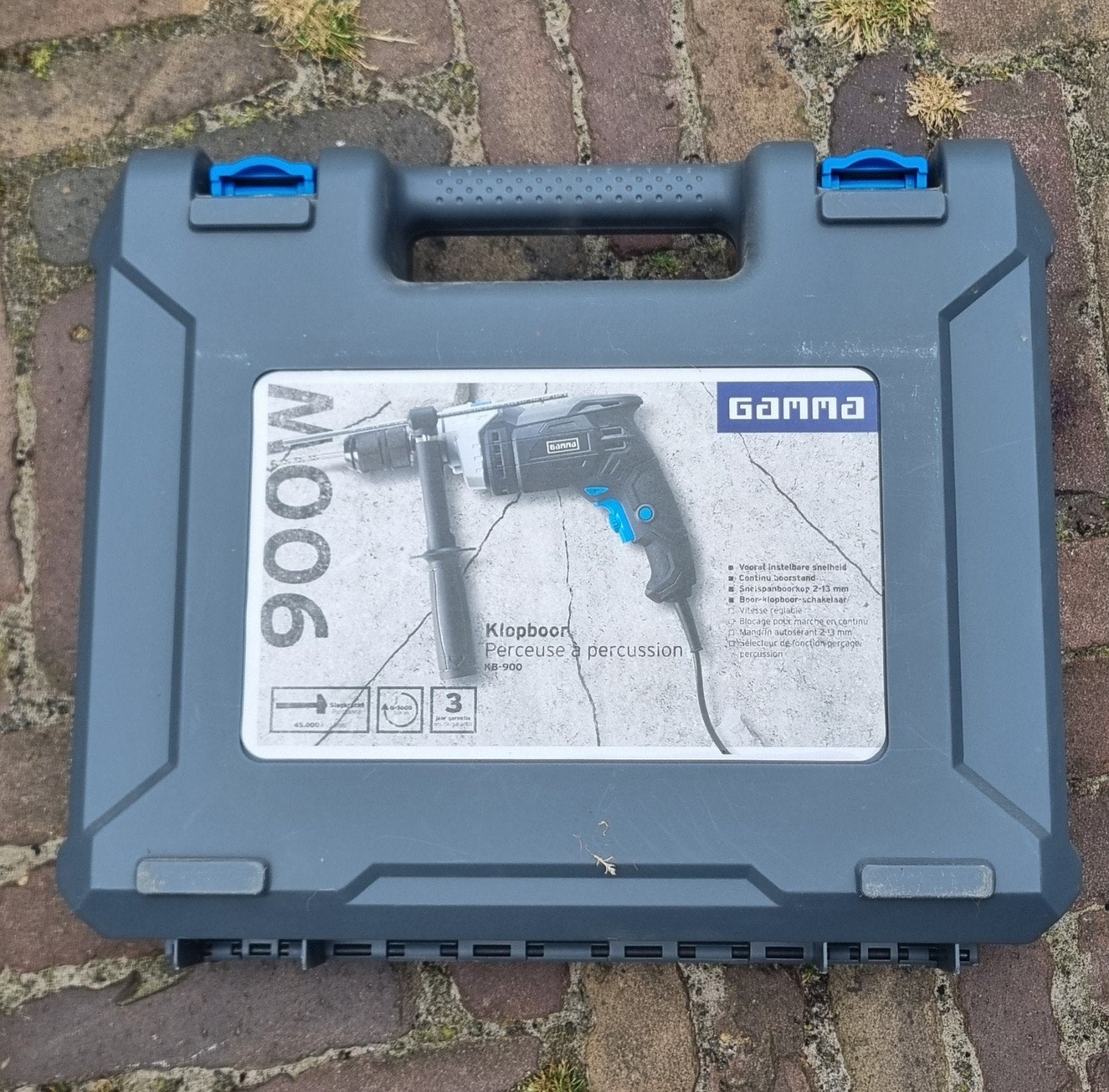 Nieuwe klopboor Gamma 900 watt, Doe-het-zelf en Verbouw, Gereedschap | Boormachines, Ophalen of Verzenden, Nieuw, Boormachine