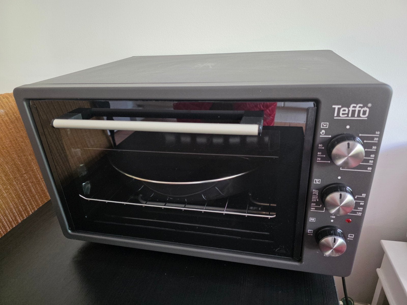 Teffo Mini-oven met grillfunctie, Ophalen, Minder dan 45 cm, Minder dan 45 cm, Vrijstaand