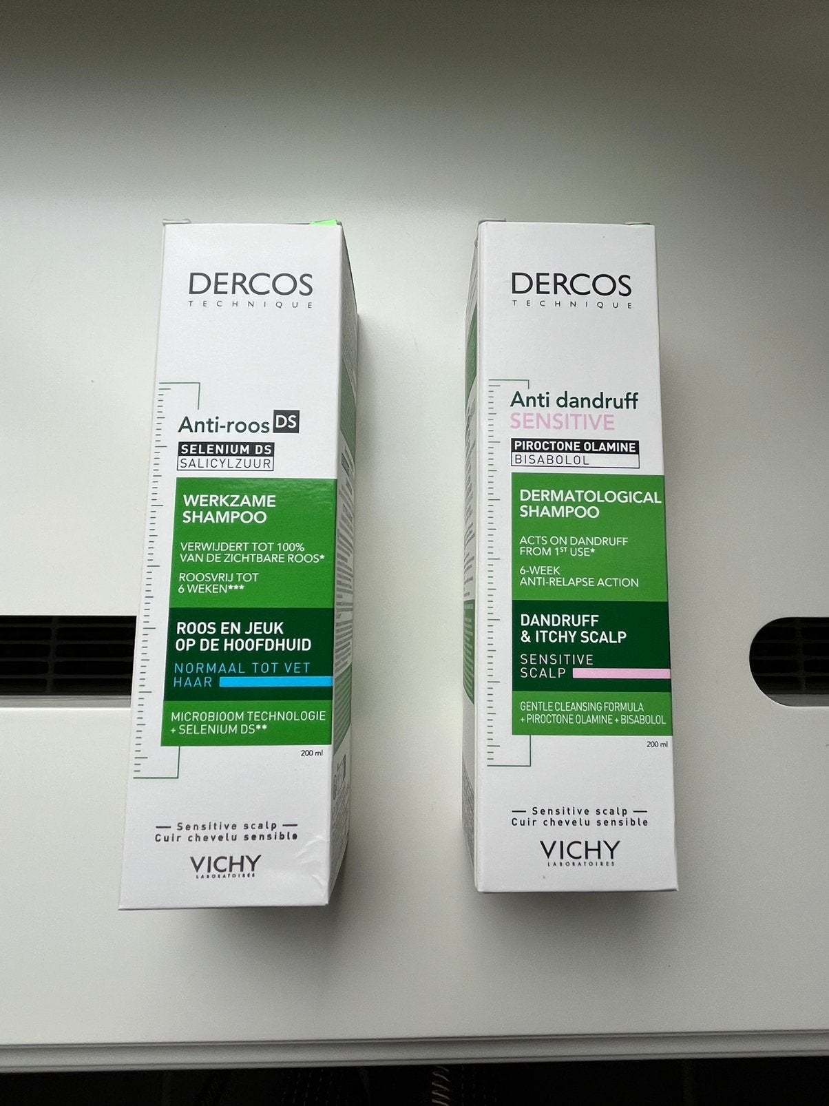 Vichy Dercos Anti-roos en Anti-dandruff Shampoos (2x), Ophalen of Verzenden, Nieuw, Shampoo of Conditioner