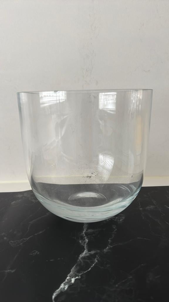 Glazen stolp voor kaars of plant, Overige kleuren, Ophalen of Verzenden, Minder dan 50 cm, Glas