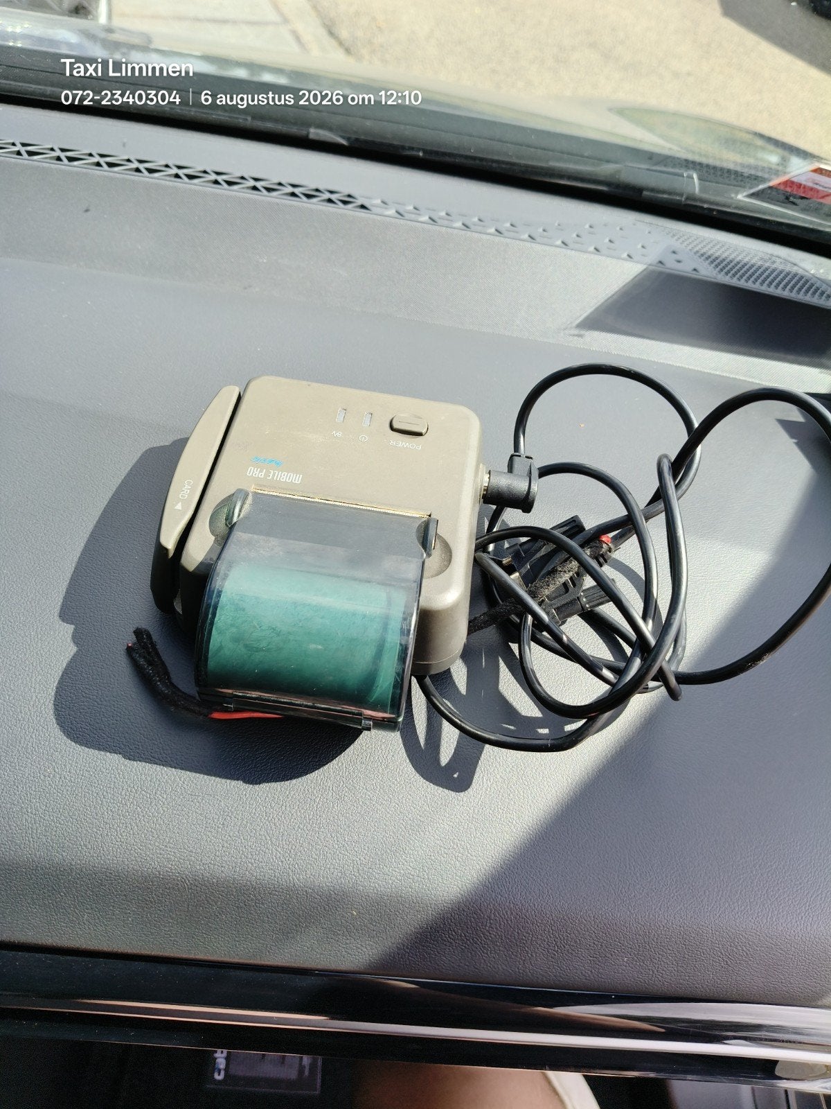 Mobiele Thermische Printer voor Taxi of Onderweg, Zwart-en-wit printen, Gebruikt, Onbekend, Printer