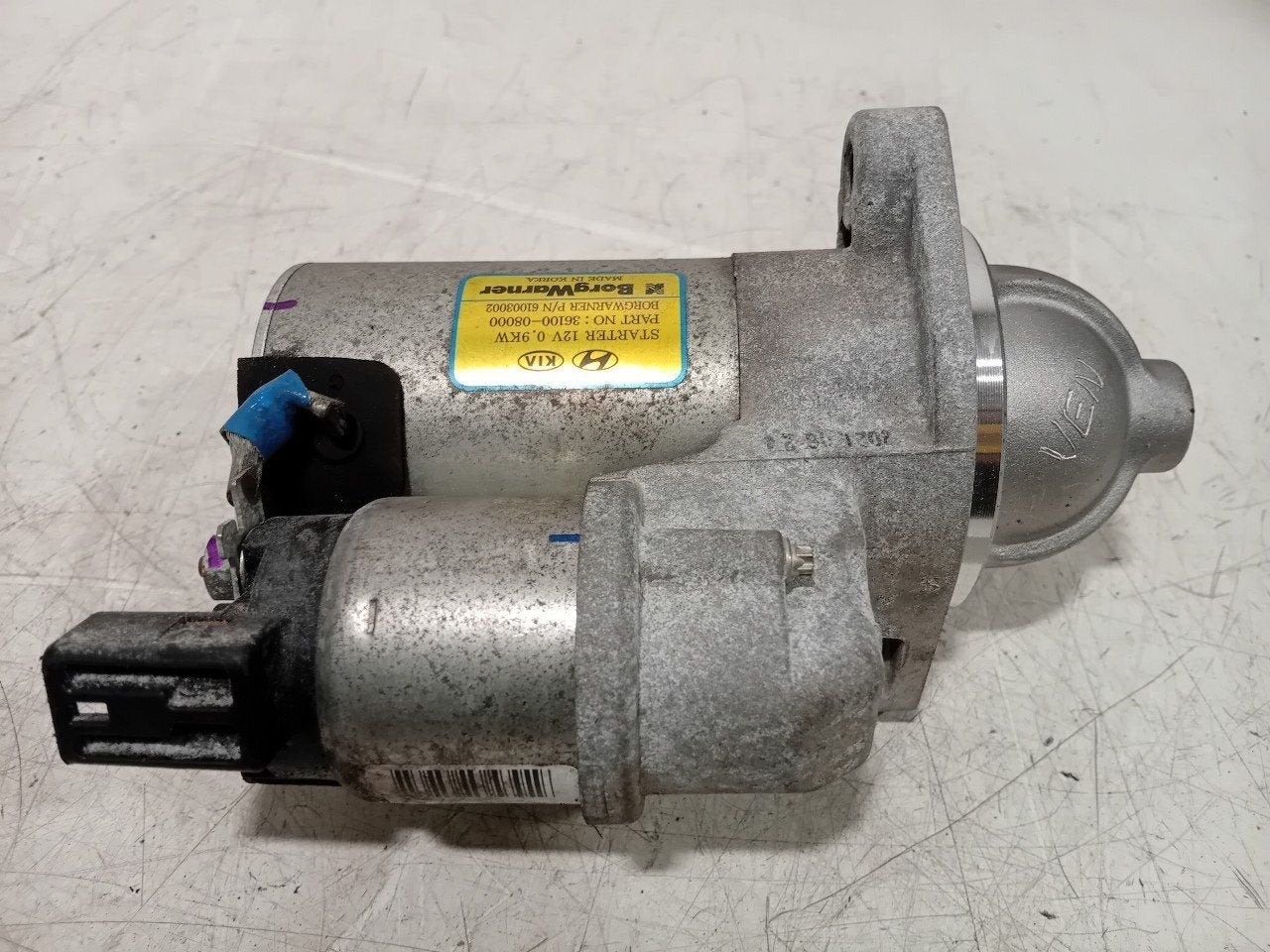 Startmotor Hyundai Bayon, Onderdelen@venauto.nl, Van der Ven Autorecycling B.V., Gebruikt, Ettenseweg 76, 4706 PB Roosendaal, The Netherlands