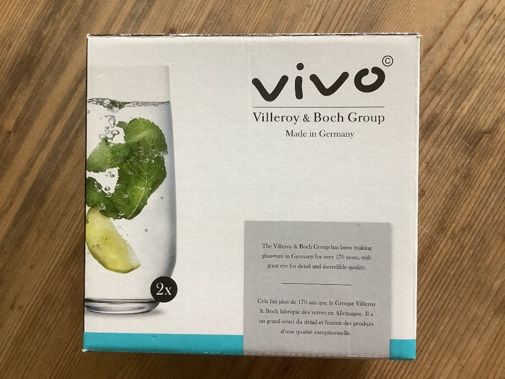 Villeroy& Boch : vivo longdrink glazen, Glas of Glazen, Nieuw, Ophalen of Verzenden, Glas