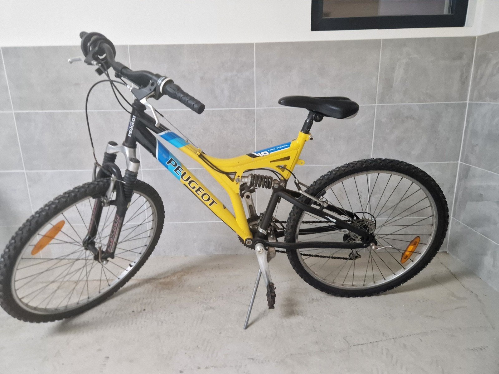 Peugeot Free Radical Mountainbike - Geel/Blauw 26 inch, Fietsen en Brommers, Overige merken, Gebruikt, Ophalen of Verzenden, 53 tot 57 cm