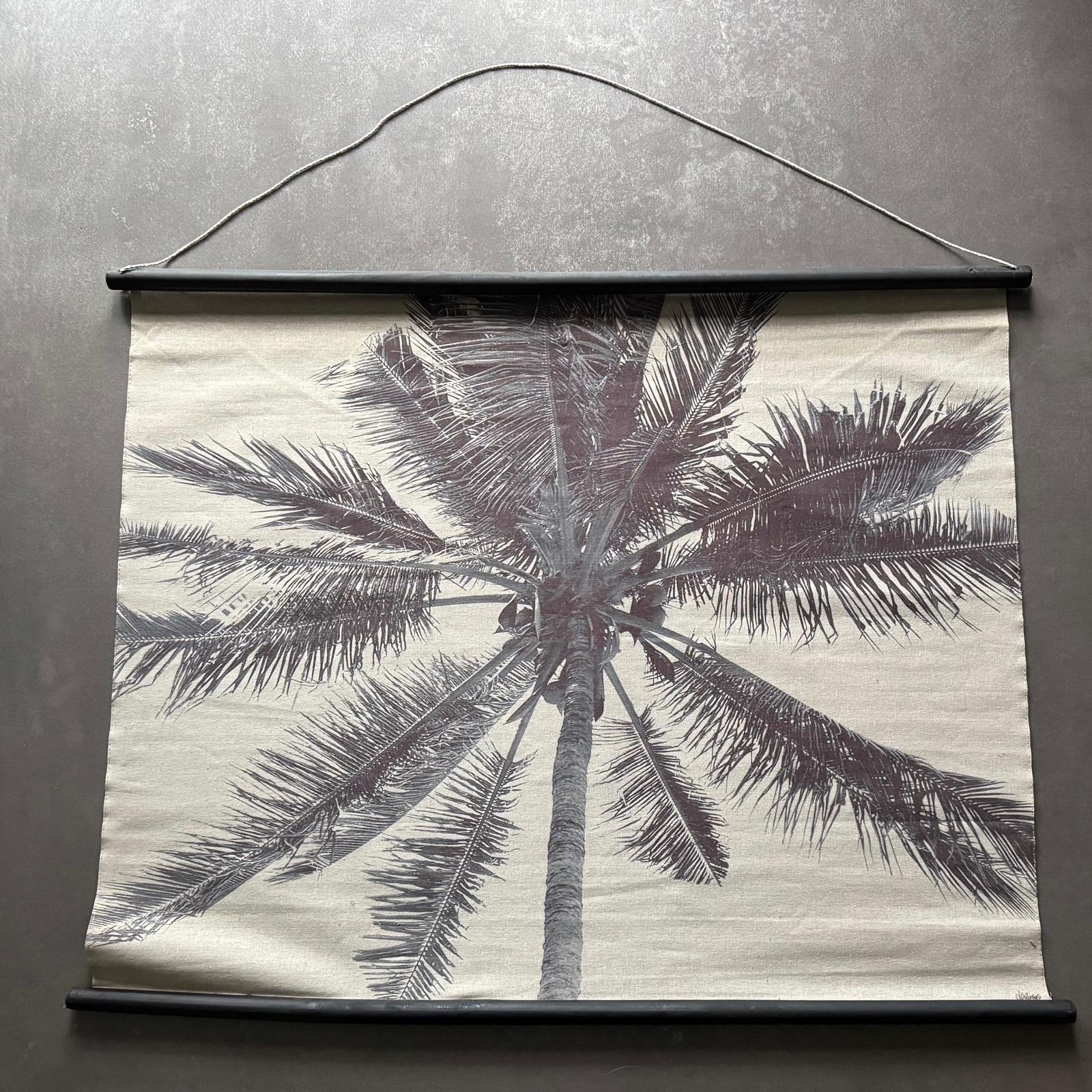 HK Living Schoolplaat/ wanddoek palm, Ophalen