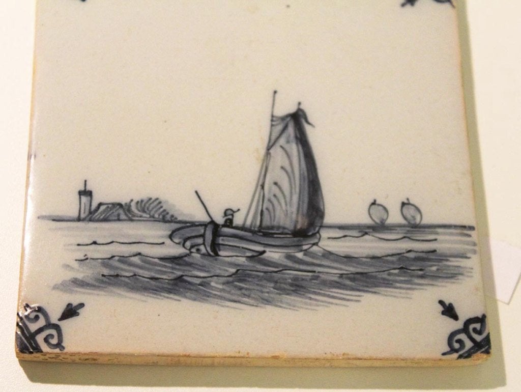 Tegels Hollands tafereel (3 x ), Antiek en Kunst, Ophalen of Verzenden
