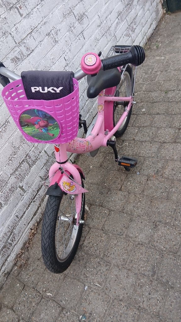 Leuke roze puky fiets 16 inch, Fietsen en Brommers, Fietsen | Meisjes, Ophalen, Gebruikt, 16 inch