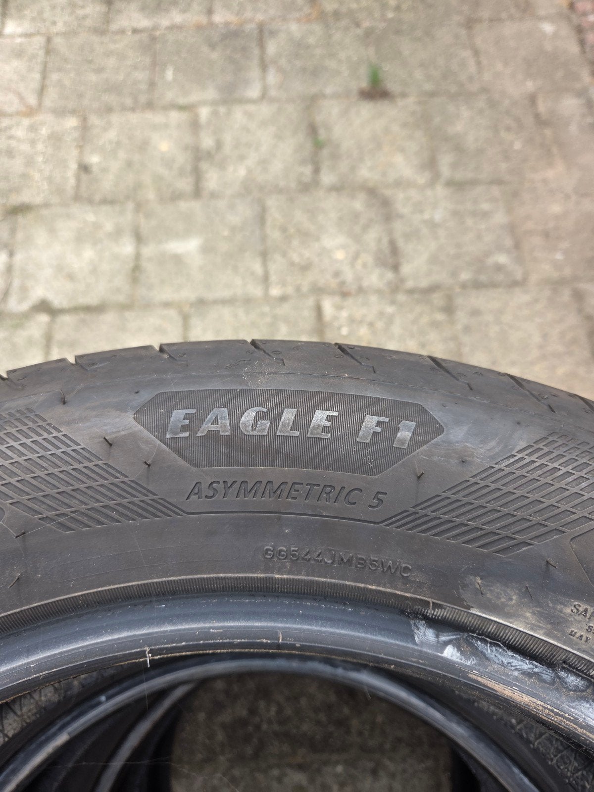 Goodyear Eagle F1 Asymmetric 5 banden - 235/55R18 100V, Ophalen, Zo goed als nieuw