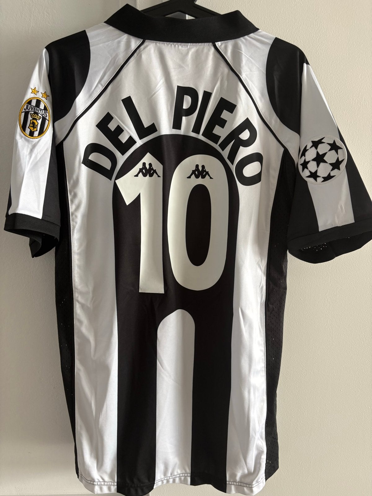 Retro Juventus Del Piero Large juve kappa Sony xl zidane, Maat XL, Ophalen of Verzenden, Nieuw, Shirt