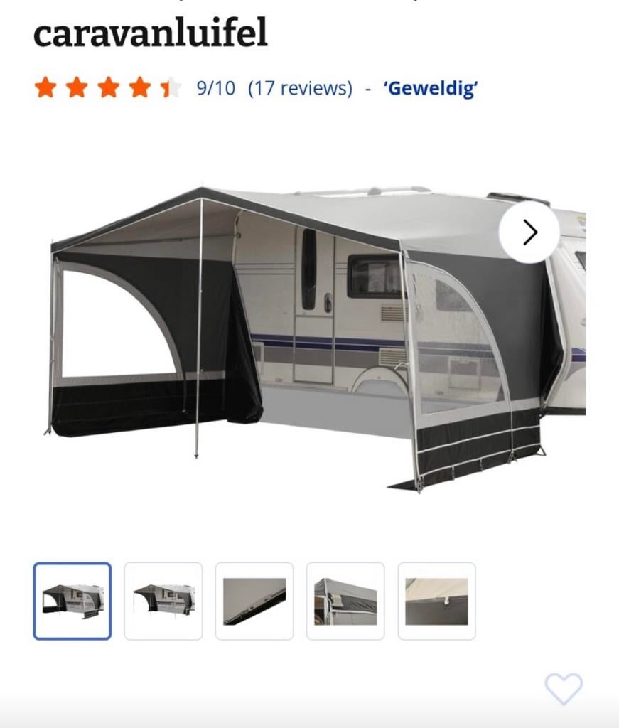 Caravanluifel omloopmaat 875, Ophalen, Gebruikt