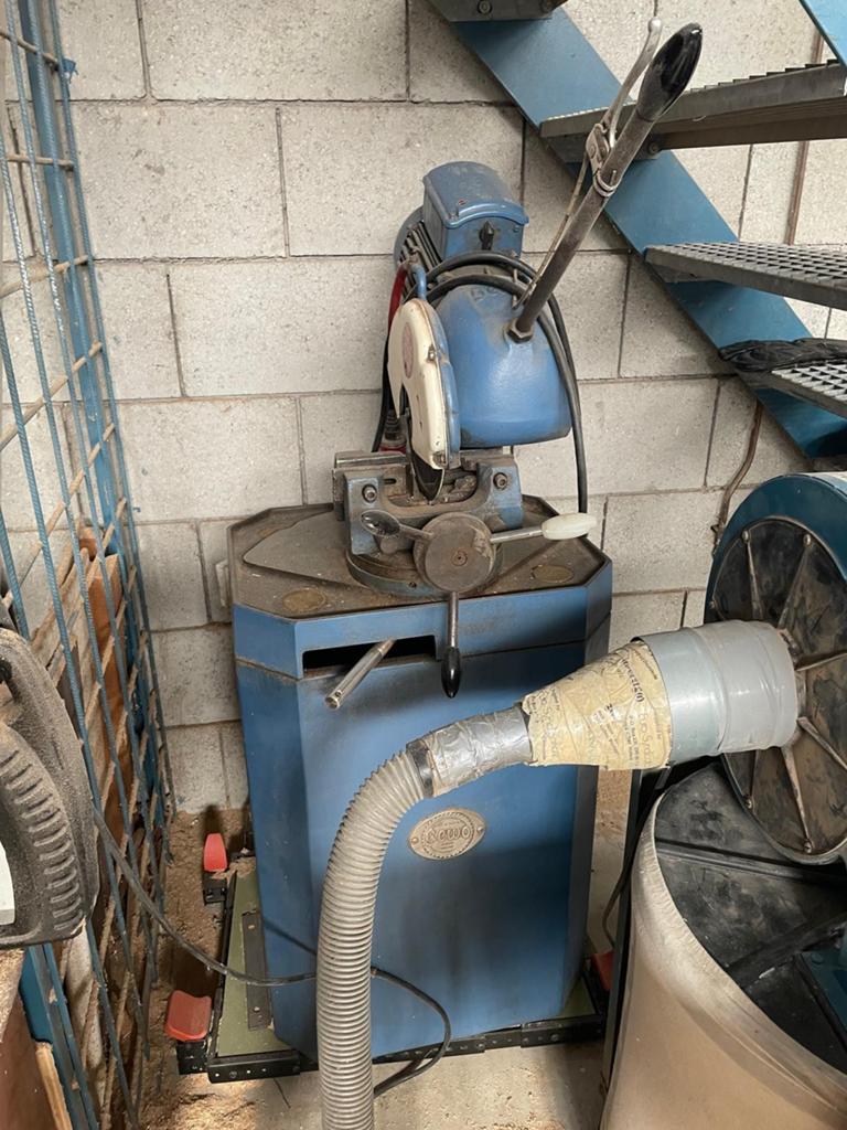 BEWO Metaal Afkortzaag, Doe-het-zelf en Verbouw, Gereedschap | Zaagmachines, Ophalen, Gebruikt, 70 mm of meer, Bewo