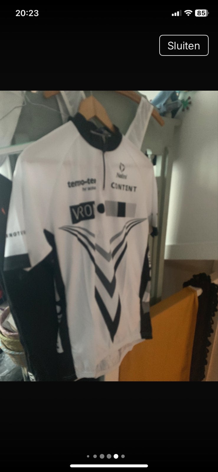 Nalini Fietskleding Set: Shirt, Broek met Bretels & Windjack, Heren, Nieuw, Overige maten, Ophalen of Verzenden