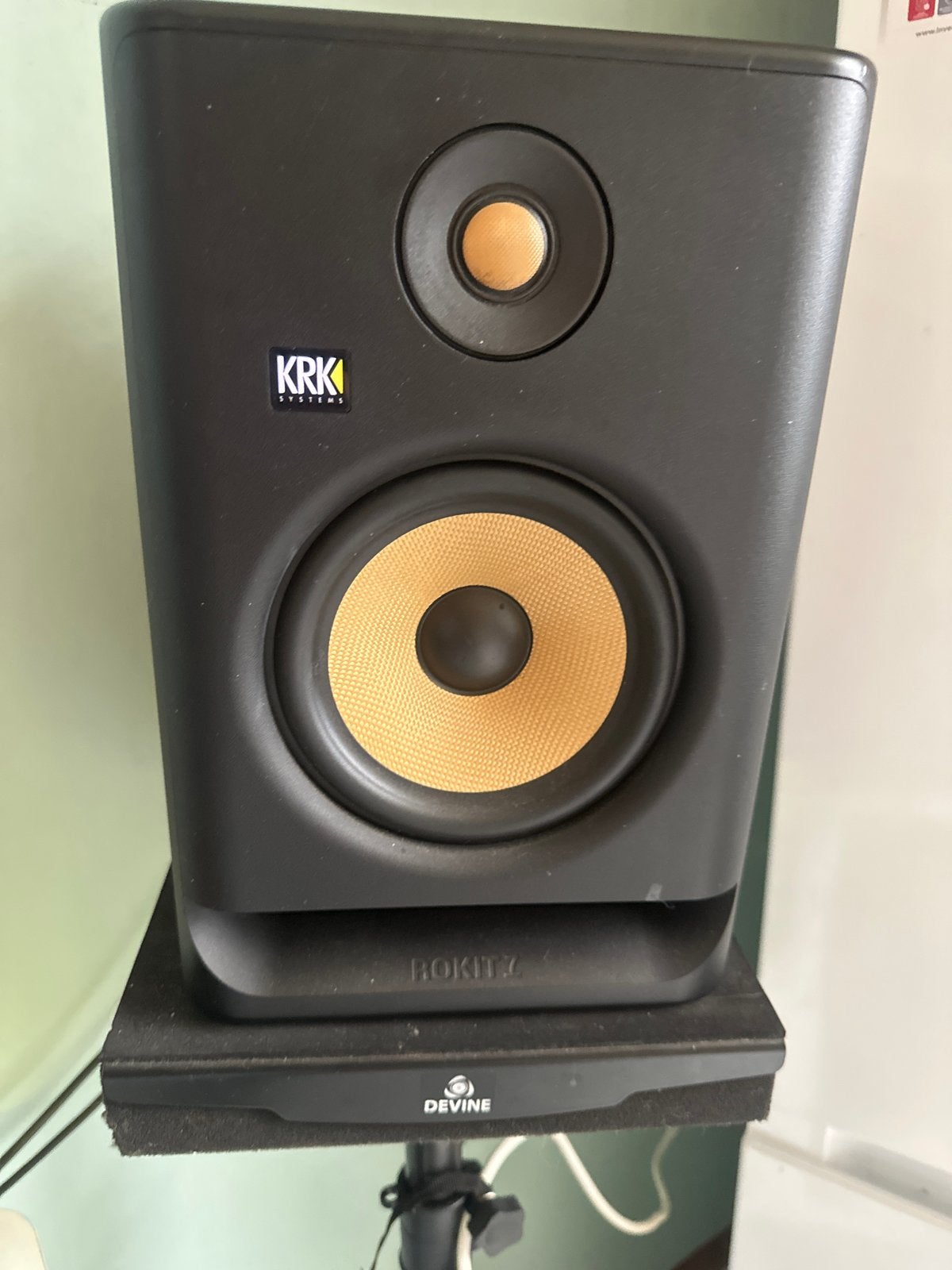 KRK Rokit 7 G4 Studio Monitor, Overige merken, Ophalen of Verzenden, Zo goed als nieuw, 120 watt of meer