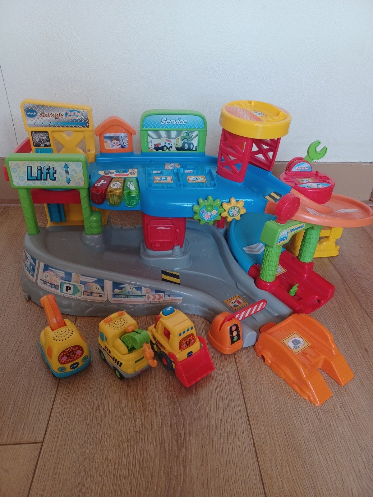 VTech Toet Toet Auto's Garage met 3 auto's, Ophalen, Gebruikt