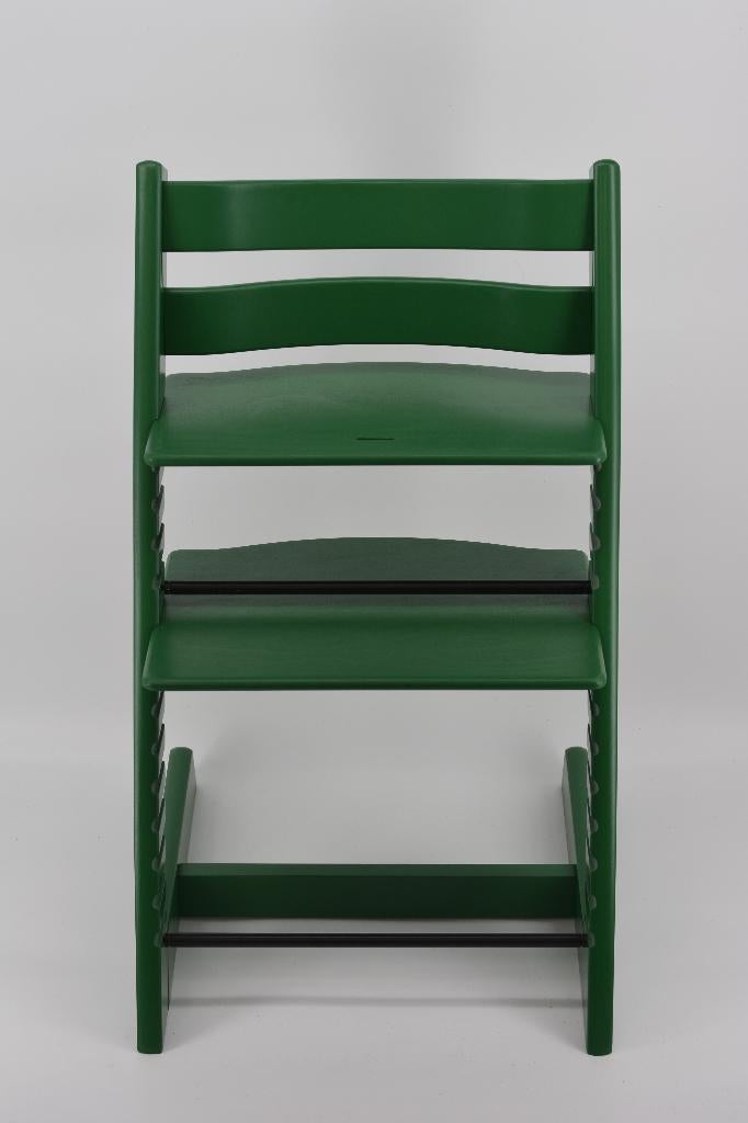Stokke Tripp Trapp Forrest Green  – Refurbished model, Verzenden, Zo goed als nieuw, Meegroeistoel, Gordel(s)