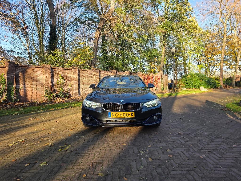 BMW 4-Serie 3.0 440I Cabrio Automaat, Auto's, Automaat, Achterwielaandrijving, Zwart, 4-Serie