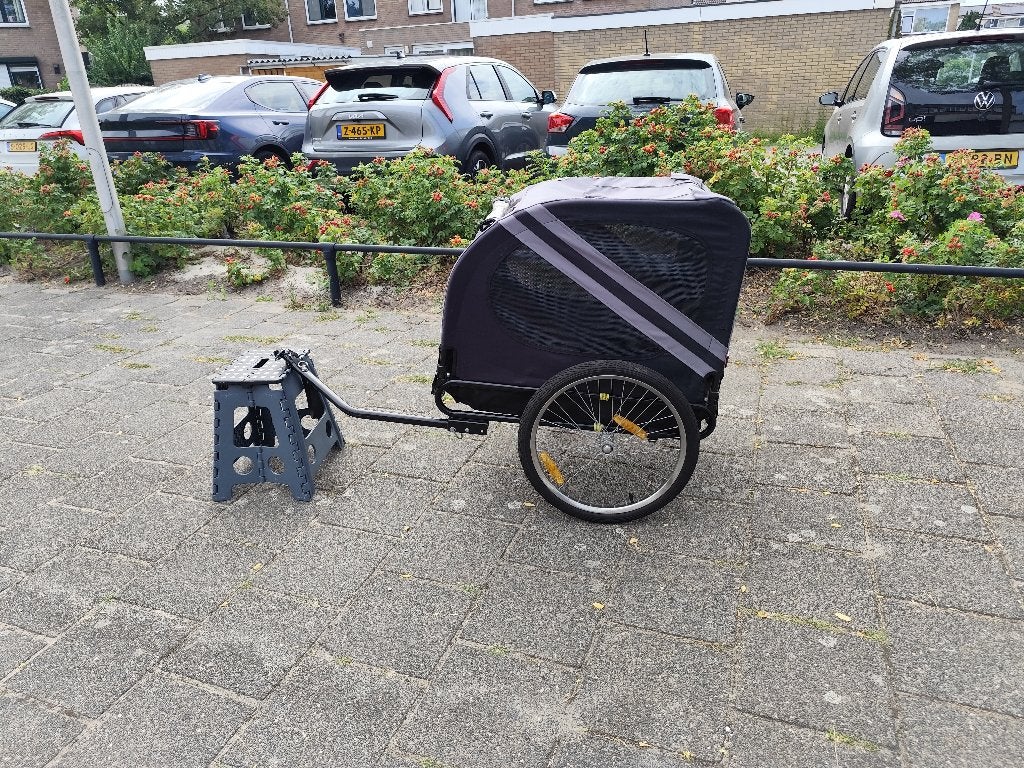 Honden fietskar, Gebruikt, Opvouwbaar, 20 tot 40 kg, Hondenkar