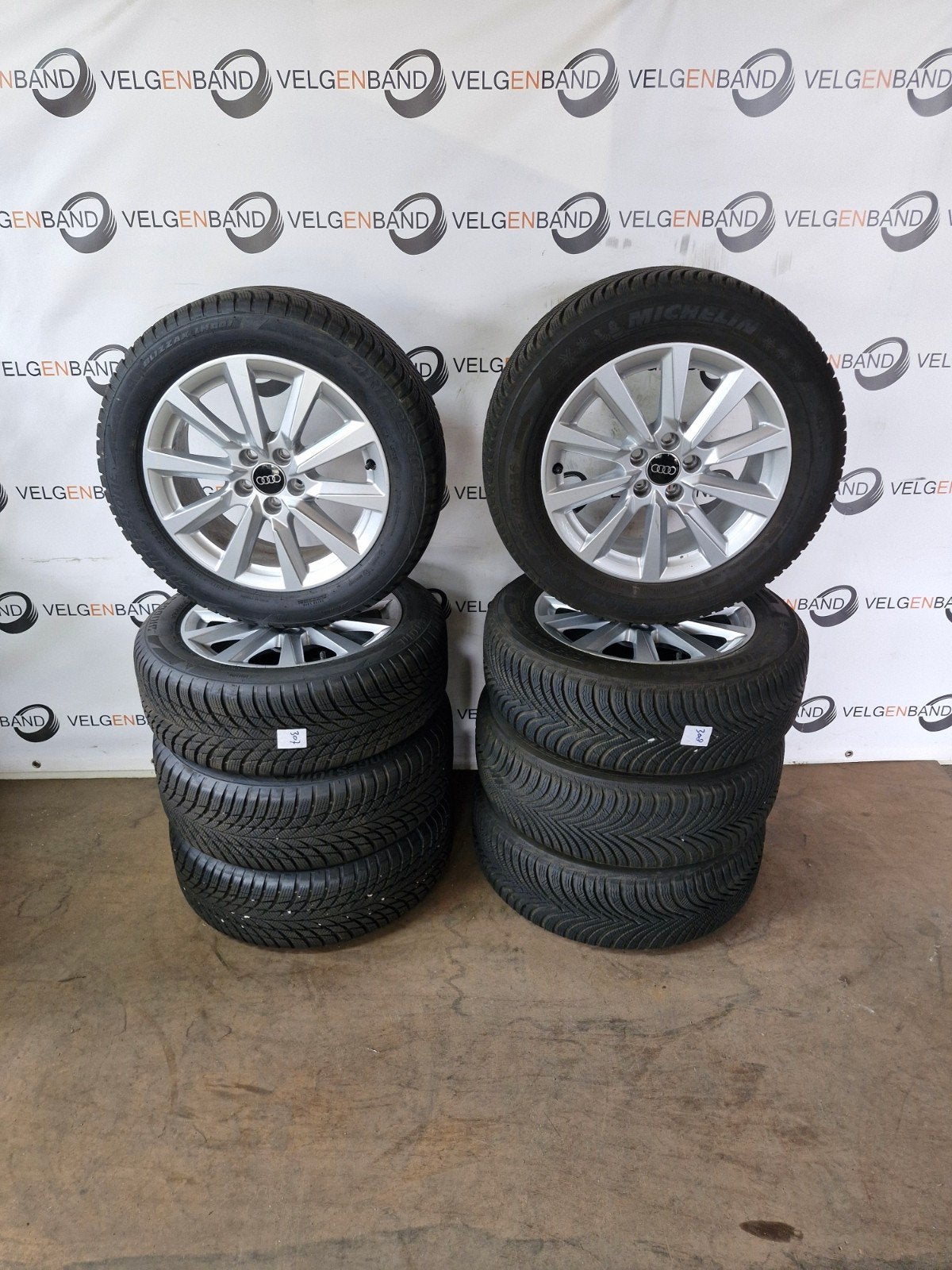 Winterset Audi A1 Citycarver 205 60 16 5x100 57,1 winterband, Auto-onderdelen, Ophalen, Gebruikt, 16 inch, .
